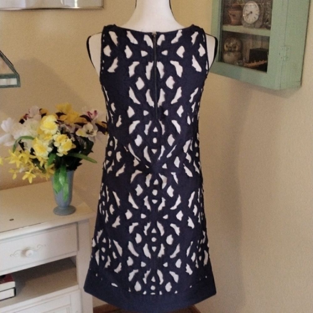 KAS New York Embroidered Lace Dress - Picture 6 of 11